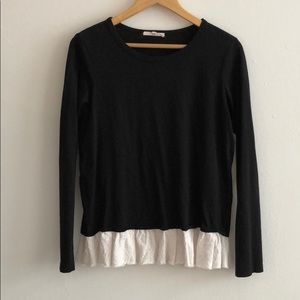 Top with ruffle bottom